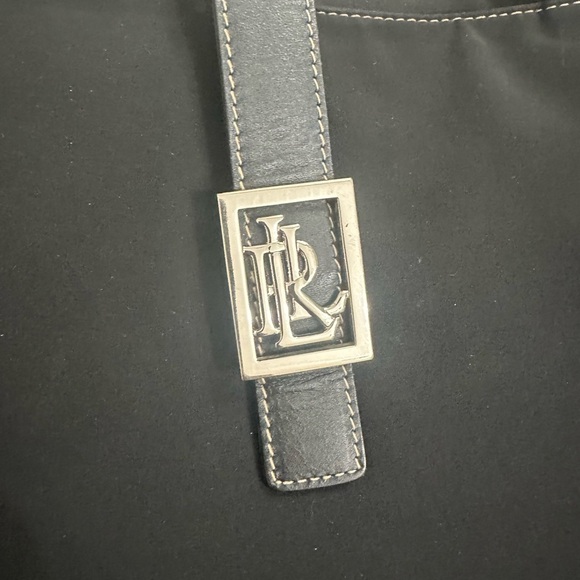 Ralph Lauren Chic Black Tote Bag nylon vintage ralph lauren bag - Picture 3 of 7